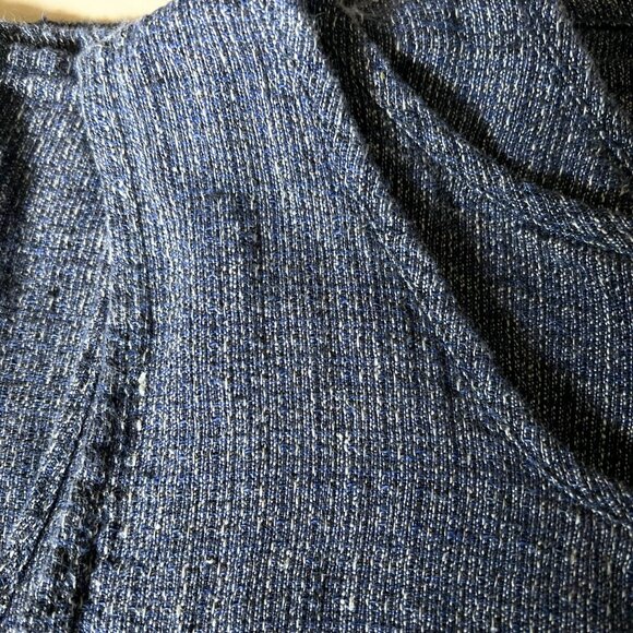 FLAX 100% Linen Blue & White Ladies Sleeveless Tank Top - Size L/Large - EUC - Picture 7 of 12